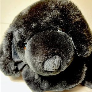 Commonwealth Black Lab Plush Stuffed Dog Puppy 14”